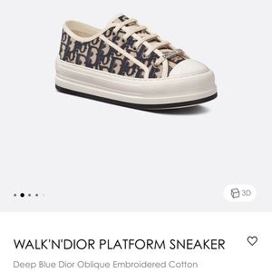 Christian Dior women sneaker size 7.5